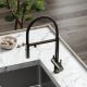 Смеситель для кухни Sancos Imola SC4010GG воронёная сталь