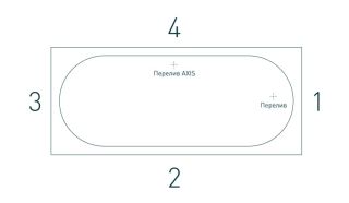 Ванна из искусственного камня Salini Ornella Axis Kit S-Sense 104713GRH 170x70см RAL снаружи