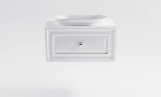 Тумба с раковиной Astra-Form Шарм 4631177714993 70 см белый матовый