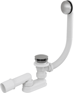 Слив-перелив для ванны AlcaPlast клик-клак 120см хром A504KM-120