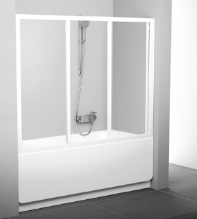Шторка на ванну Ravak Supernova AVDP3-160 40VS0102Z1 Transparent профиль белый