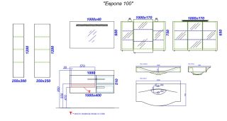 Зеркало Aqwella Евро Eu.02.10