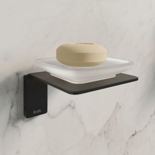 Мыльница IDDIS Slide подвесная чёрный матовый SLIBSG0i42