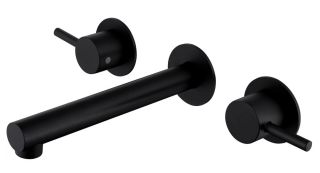 Встраиваемый смеситель для раковины ABBER Emotion AF88121B чёрный матовый