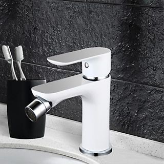 Смеситель для биде Gappo G5048 белый/хром