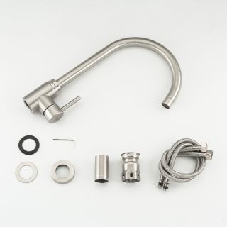 Смеситель для кухни Frap F41899-1 Сатин