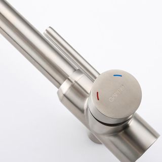 Смеситель для кухни Gappo G4399-5 под фильтр сатин