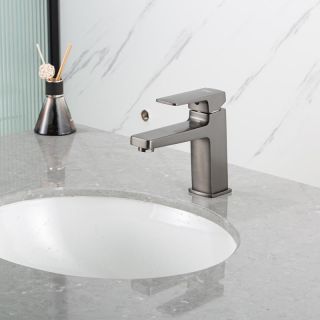 Смеситель для раковины Frap F1090-9 Оружейная сталь