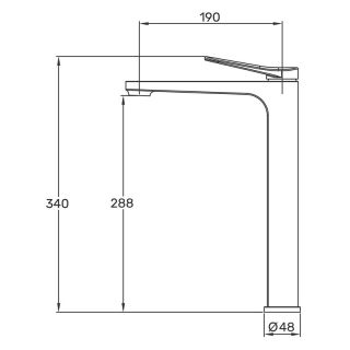 Смеситель для раковины Gappo G1010-23 золотой сатин