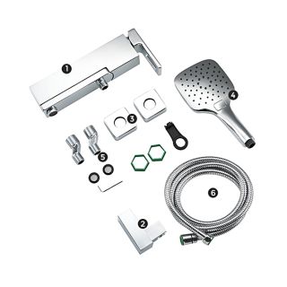 Смеситель для ванны Gappo G3018 хром