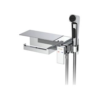 Гигиенический душ со смесителем Frap F2076 хром