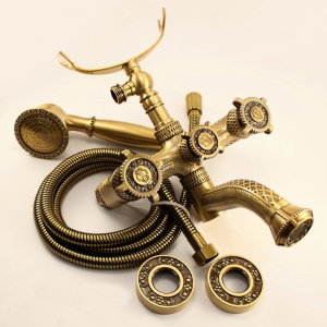 Смеситель  Zorg Antic  A 2001W-BR  для ванны и душа