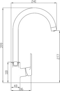 Смеситель для кухни ZORG Steel Hammer SH 901 BLACK BR