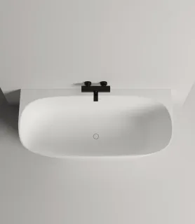 Ванна из искусственного камня Salini Sofia Wall S-Sense 102512GRF 170x80см RAL полностью