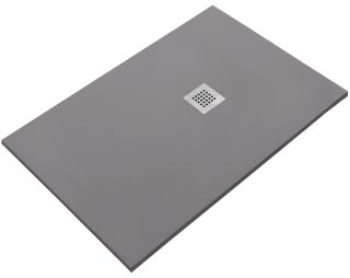Душевой поддон Starohome Solid 1237830 90x80см серый матовый