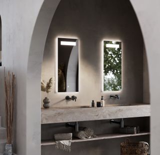 Зеркало с подсветкой Sancos Solo SL35 35см с сенсорным выключателем