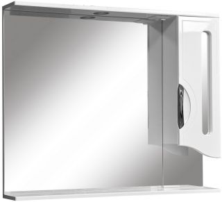 Зеркало-шкаф с подсветкой Stella Polar Сильва 100см белый SP-00000207