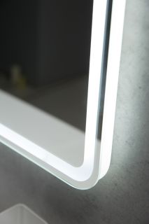 Зеркало BelBagno Marino SPC-MAR-1000-800-LED-TCH-SND с голосовым управлением и подогревом