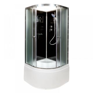 Душевая кабина Deto B90 BLACK 90х90х208 см