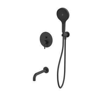 Система для ванны скрытого монтажа WHITECROSS Y YSET06TOPBL чёрный матовый