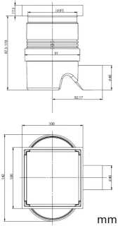 Душевой трап Allen Brau Priority 9.50024.31 10 см черный