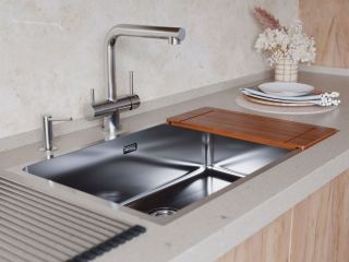 Смеситель для кухни Omoikiri Takamatsu S BN хром