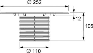 TECE Удлинитель с фланцем для TECEdrainpoint S 3660005