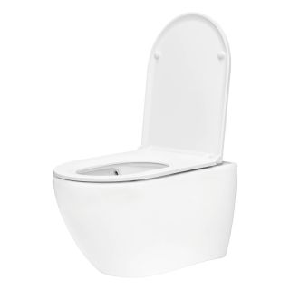 Унитаз подвесной TECEspring R 9700998 безободковый с сиденьем смыв торнадо белый