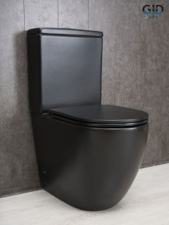 Унитаз напольный Gid Tn2188Bm 62250Y черный матовый 62.5x38.5x84