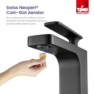 Смеситель для раковины Timo Torne 4361/03F чёрный