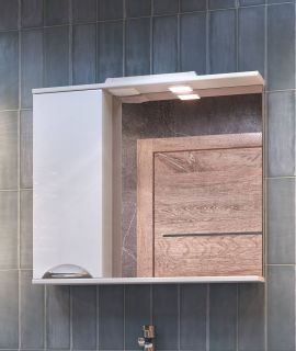 Зеркало-шкаф с подсветкой Vigo Callao z.CAL.80.L.El 80 см белый