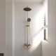 Душевая стойка TURI, золото брашинг