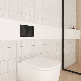 Клавиша смыва IDDIS Unifix чёрный UNI10B0i77