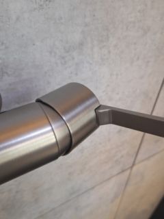 Душевая система AltroBagno Unione 030210 GrMt оружейная сталь