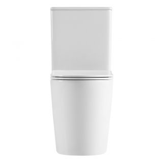 Унитаз-компакт ABBER Bequem AC1112TMW безободковый белый матовый