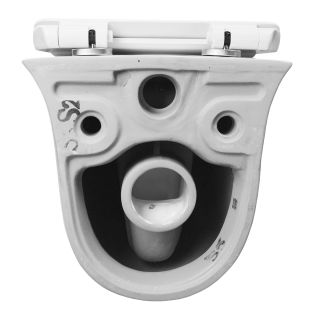 Унитаз подвесной Azario Felice AZ-0051 безободковый с быстросъемным сиденьем микролифт