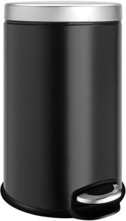 Ведро для мусора WELTWASSER WW ERFIE BL 3L ЧЕРНОЕ