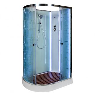 Душевая кабина Deto ЕМ1512 R с электрикой (эл.) 120х80х220 см