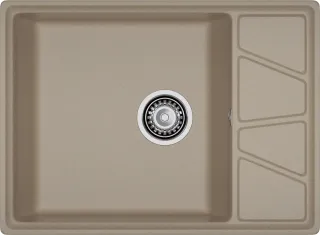 Мойка кухонная GranFest Песок Vertex V-680 L пес