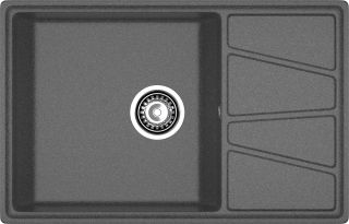 Мойка кухонная GranFest Графит Vertex V-780 L граф