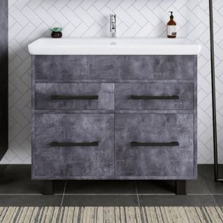 Тумба под раковину Бриклаер Чили 4627125415241 90 см цемент