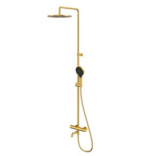 Душевая стойка термостатическая WHITECROSS Y Y1234TOPGLB брашированное золото