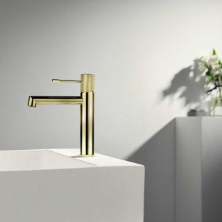 Смесители для раковины Vincea Desire VBF-1D1BG однорычажный брашированное золото