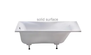 Ванна из искусственного камня Astra-Form Вега 01010068 170x75 см белый матовый