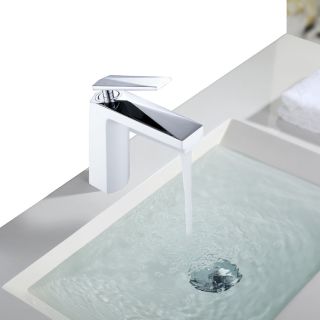 Смеситель для раковины Boheme Venturo  белый/хром 371-W