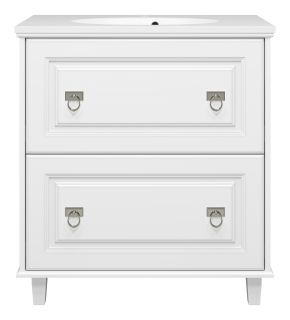 Напольная тумба под раковину Misty Версаль 80см белый