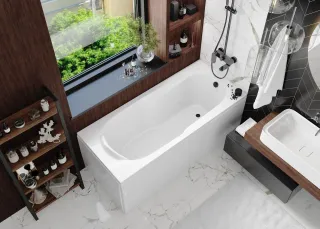 Акриловая ванна VagnerPlast Nymfa VPBA167NYM2E-04 160x70см белый