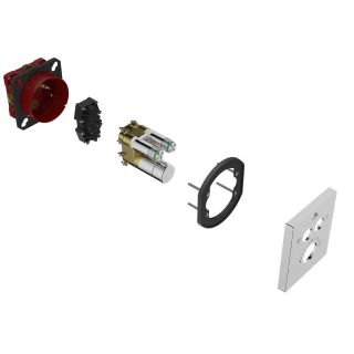 Встраиваемый смеситель для душа Vincea VSCV-321T-MCH двухфункциональный, термостатический, хром