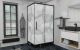 Душевой уголок AvaCan FB 120-140 + SB 80 MT чёрный