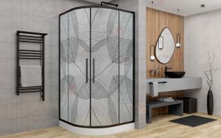 Душевой уголок AvaCan HB 90 MT 90x90 см чёрный